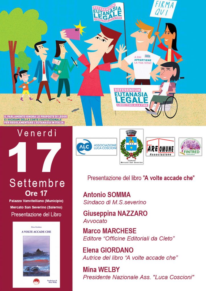 Presentazione del libro "A volte accade che" di Elena Giordano, a Mercato San Severino (SA)