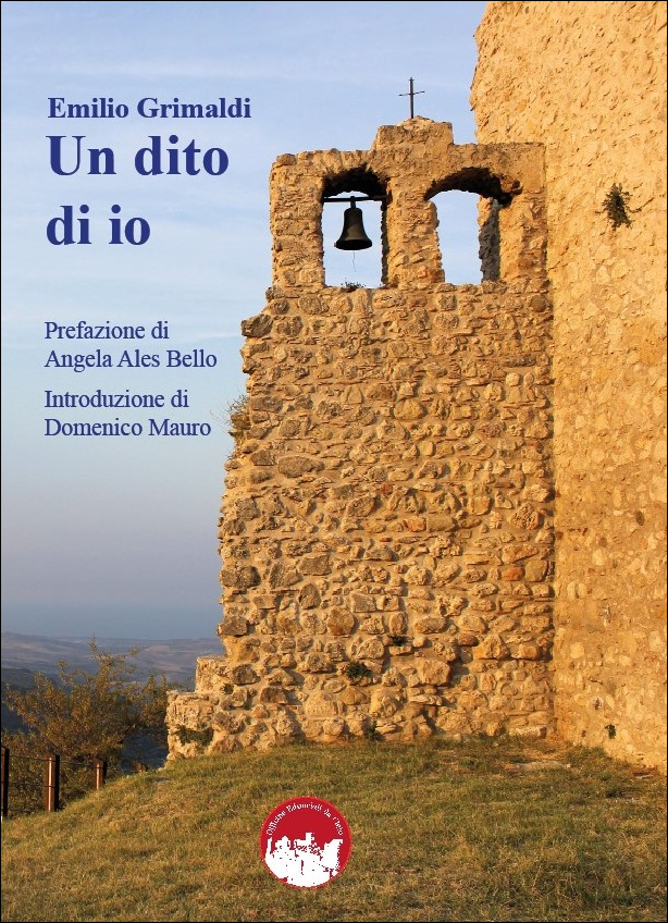 La copertina del libro di Emilio Grimaldi dal titolo Un dito di io