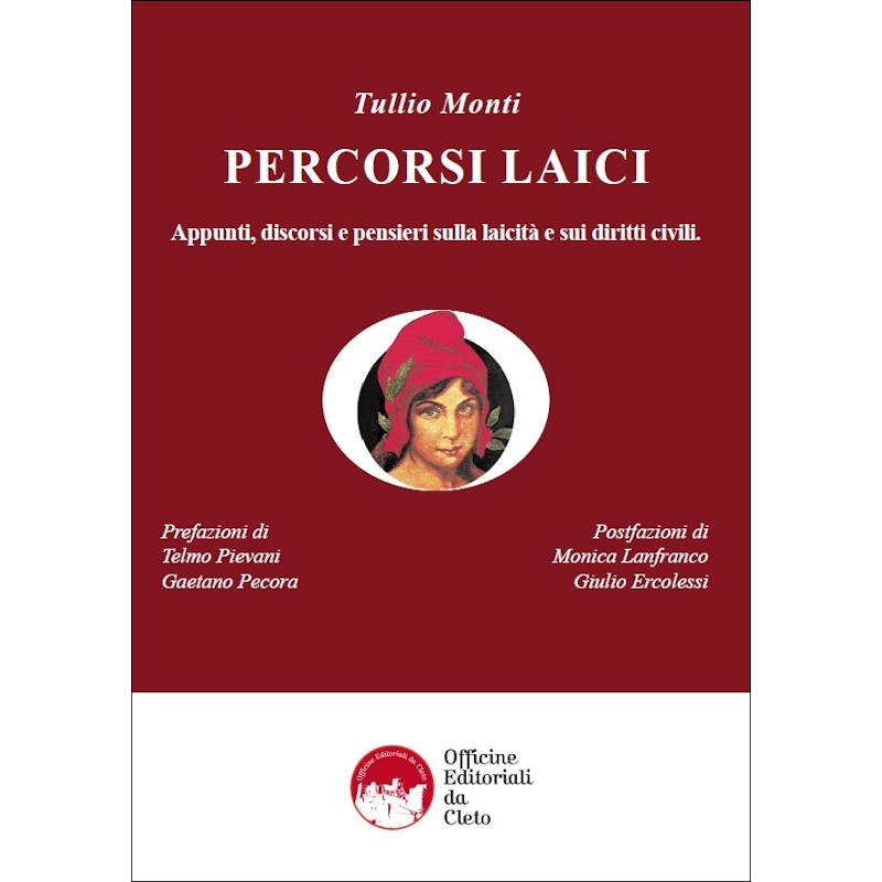 La copertina del libro dal titolo Percorsi laici , di Tullio Monti