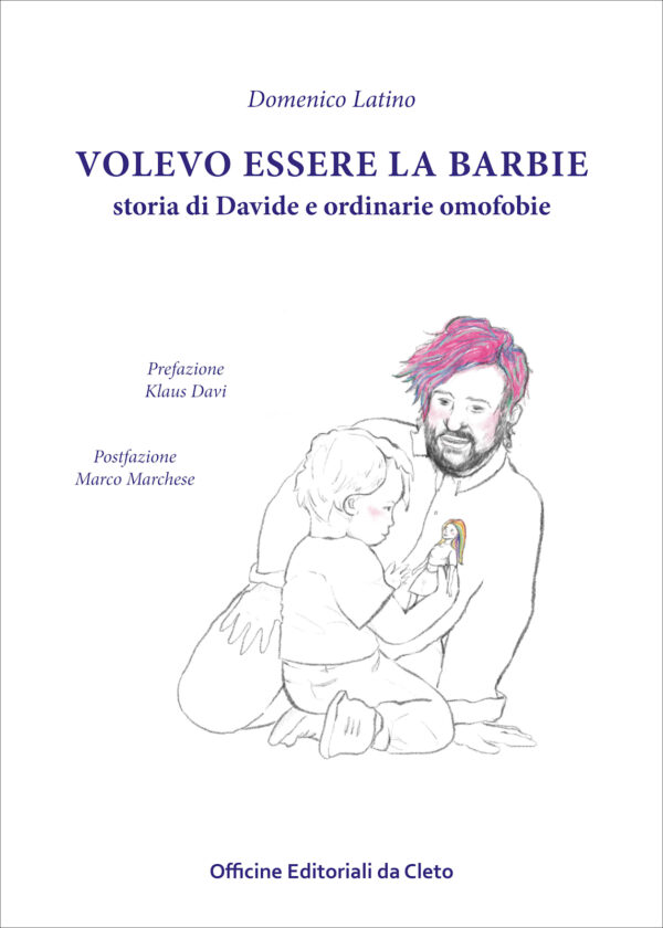 La copertina del libro dal titolo VOLEVO ESSERE LA BARBIE