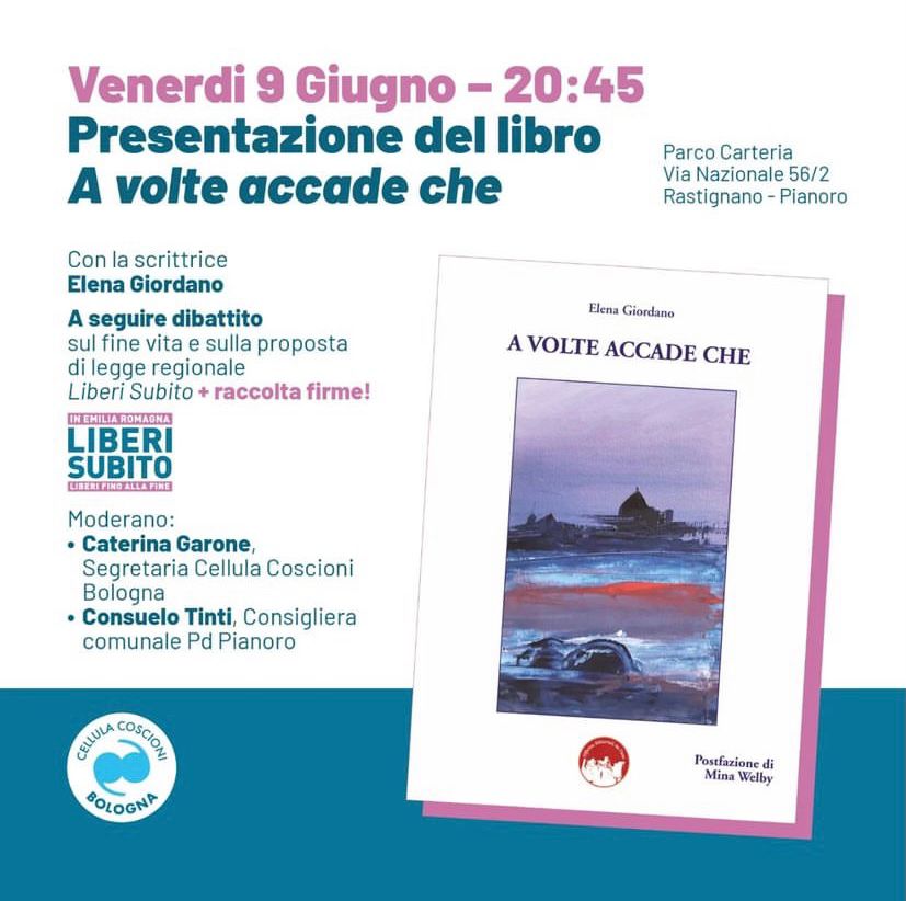 Locandina presentazione libro A volte accade che