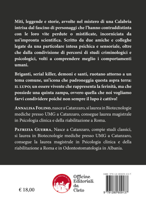 La quarta di copertina del libro dal titolo: La quinta zampa del lupo