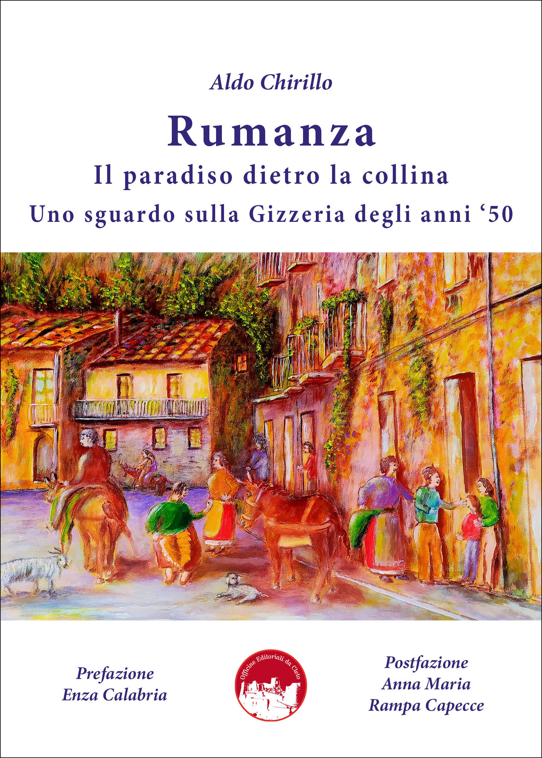 La copertina del libro dal titolo Rumanza, di Aldo Chirillo