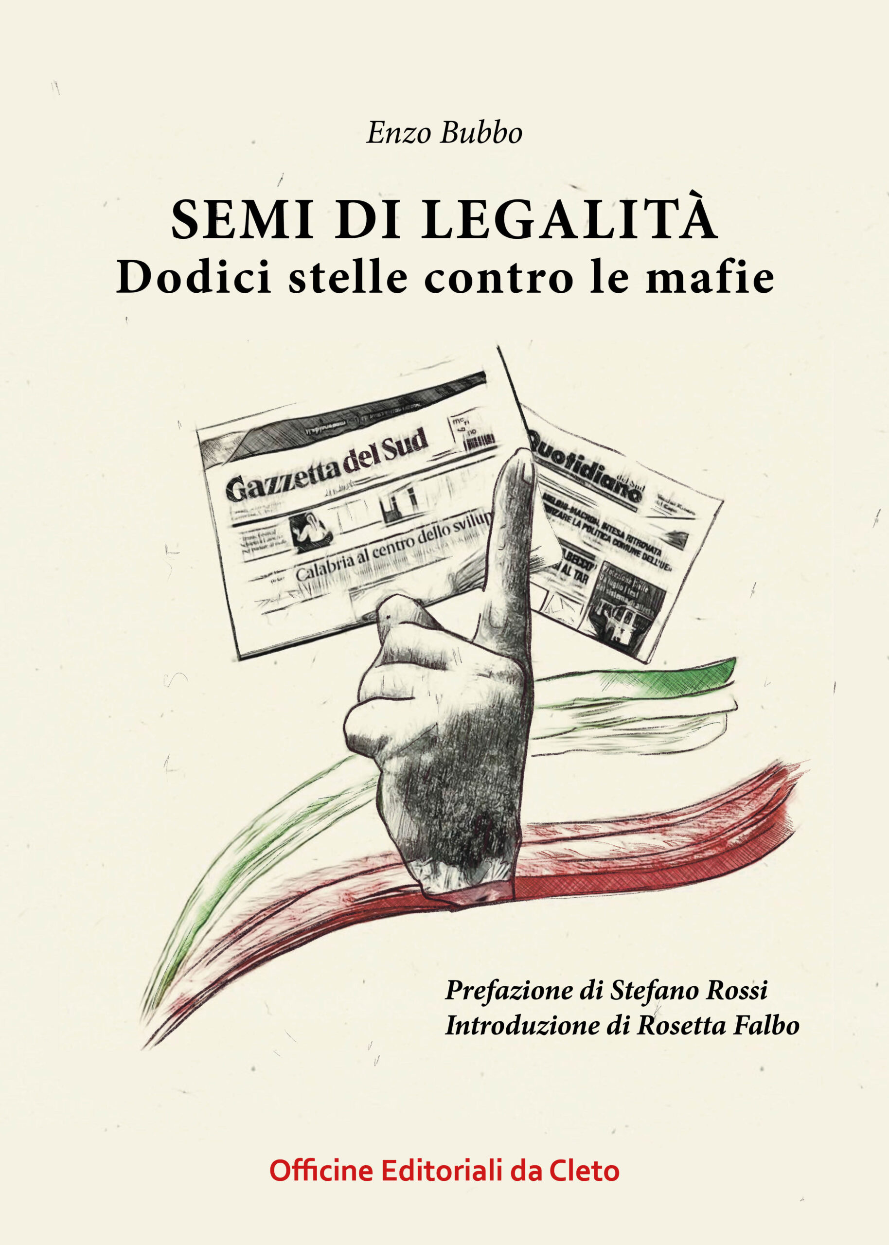 La copertina del libro dal titolo Semi di legalità
