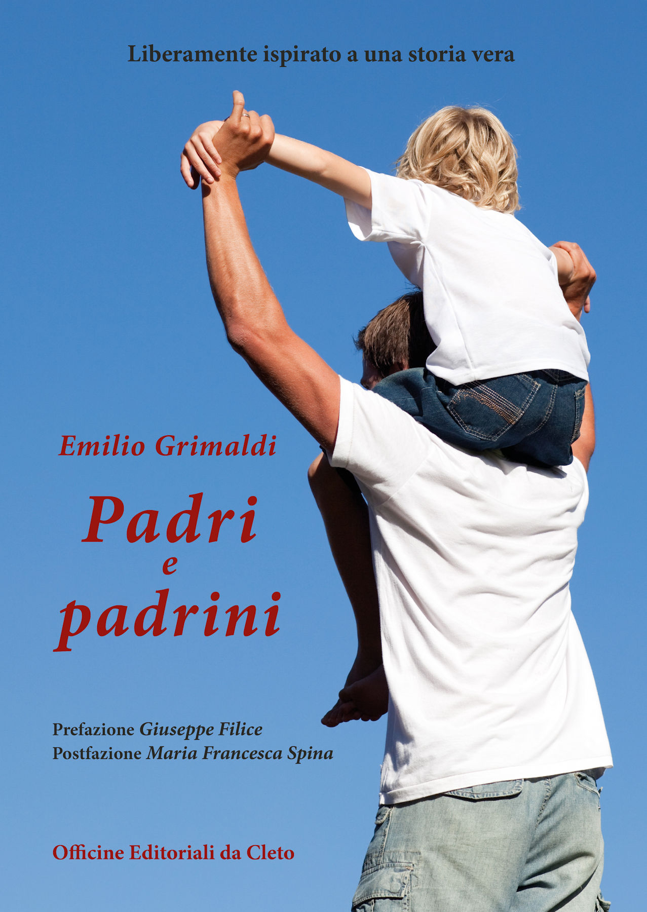 La copertina del libro dal titolo Padri e padrini di Emilio Grimaldi